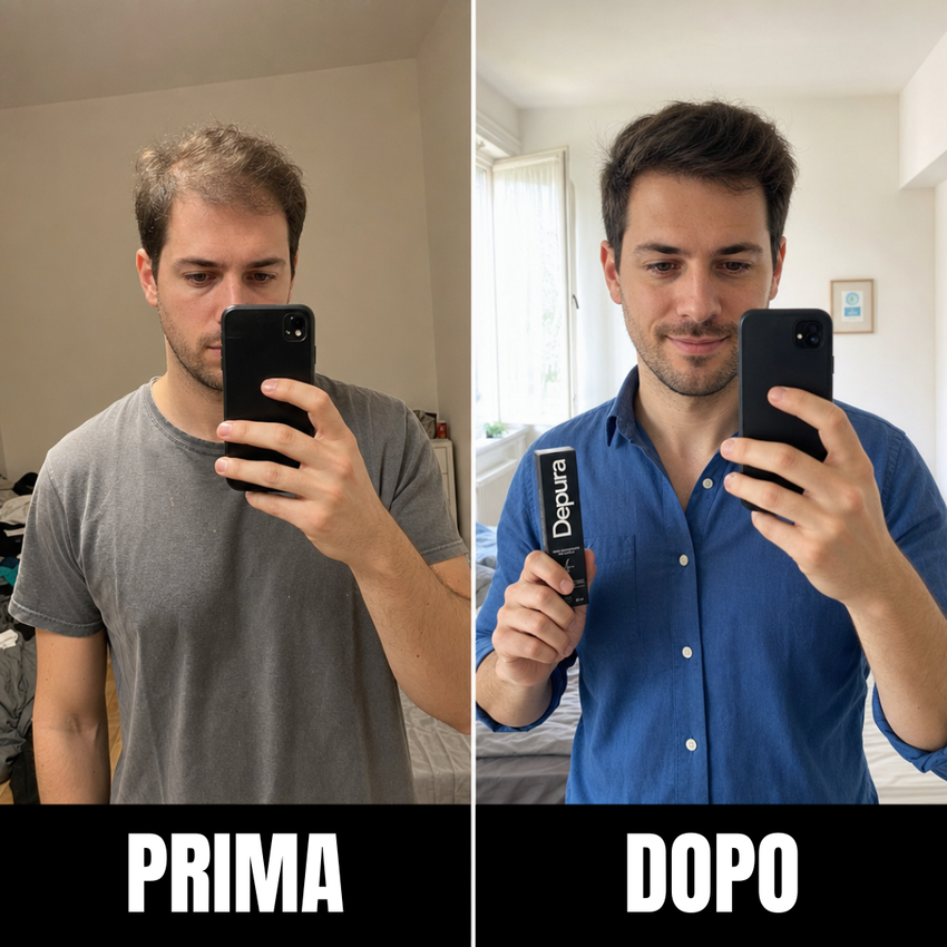 Giorgio V.: before and after photos published by Depura