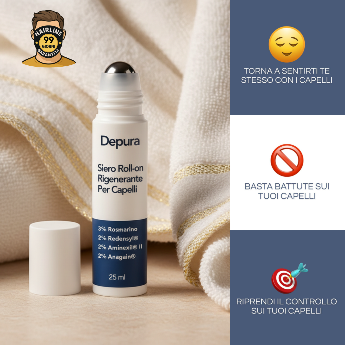 Depura - Siero Rigenerante per Capelli