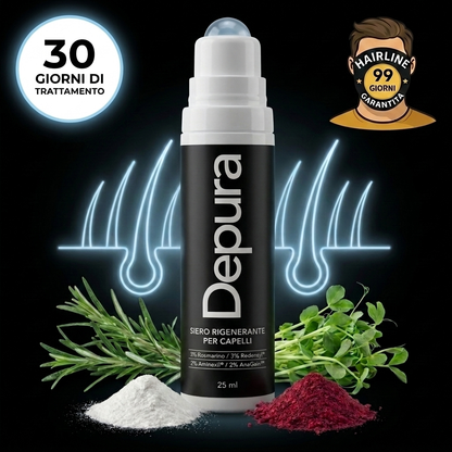 Depura - Siero Roll-on Rigenerante per capelli